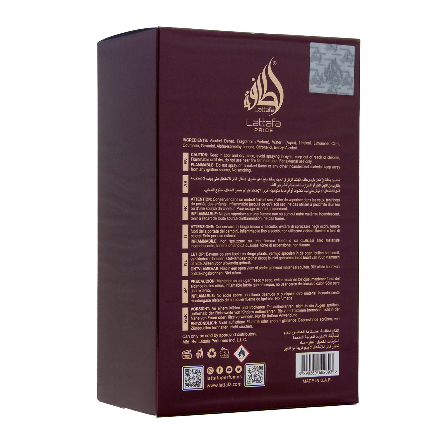 Lattafa Pride La African Drummer Woda Perfumowana 100ml2.JPG